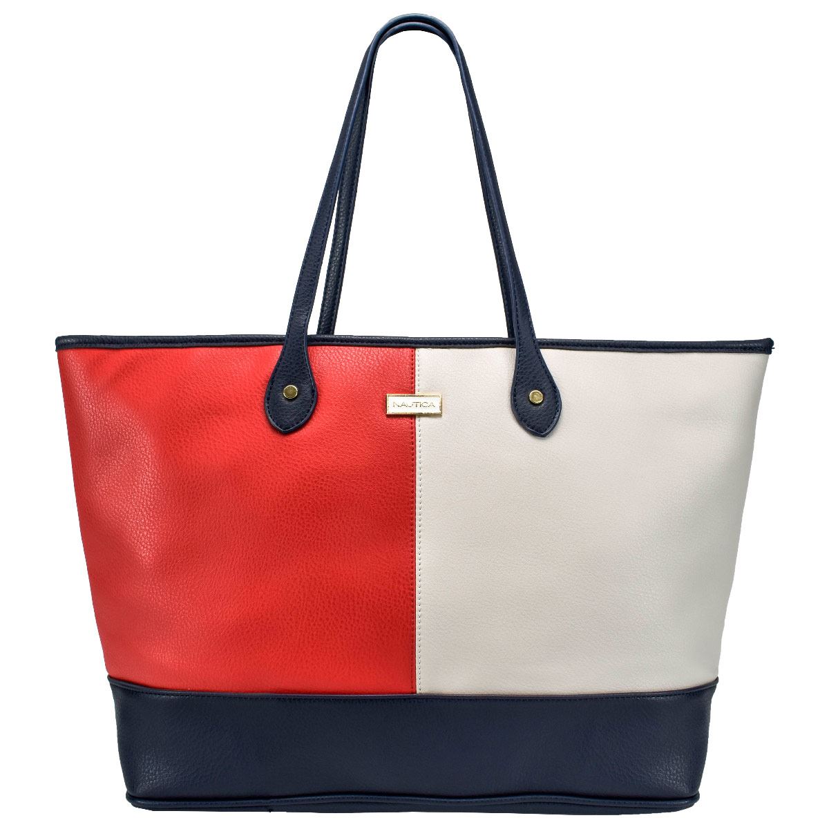 Bolso Tote Nautica Rojo/ Blanco