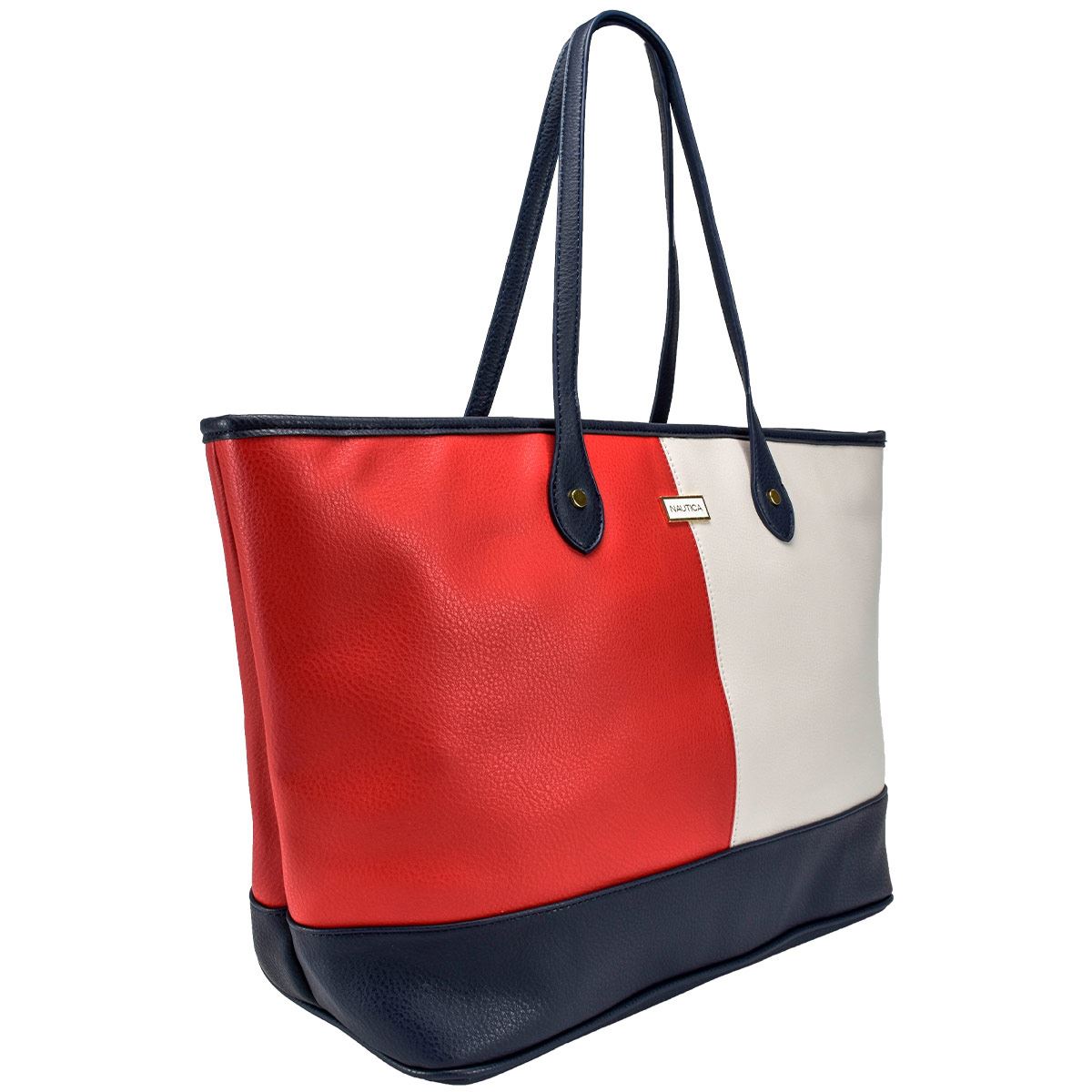 Bolso Tote Nautica Rojo/ Blanco