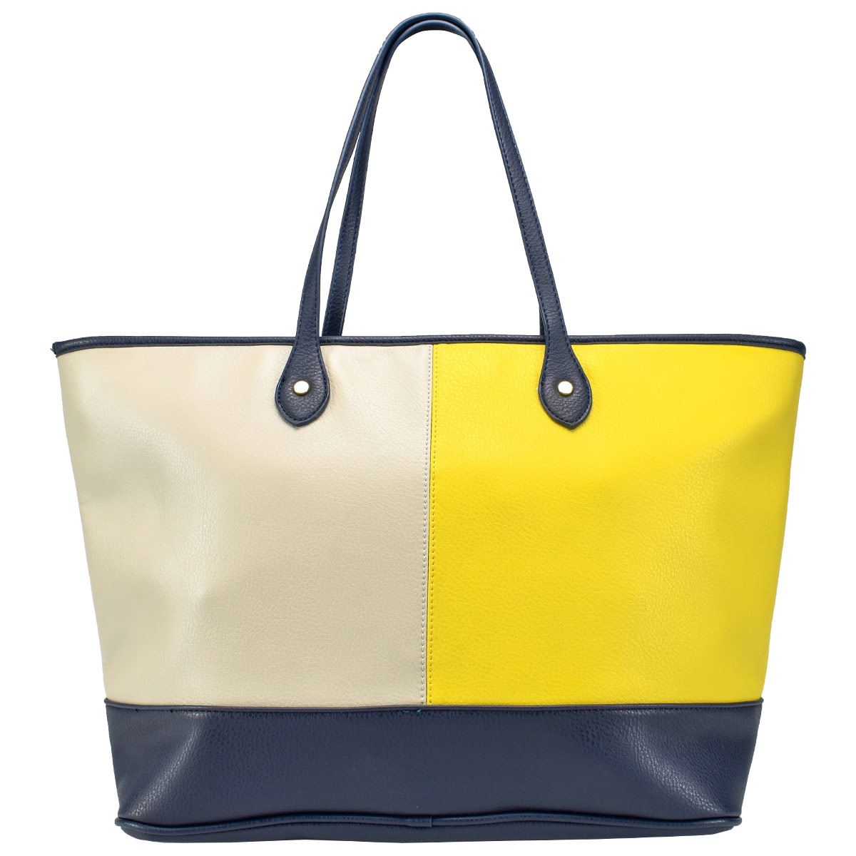 Bolso Tote Nautica Amarillo/ Blanco