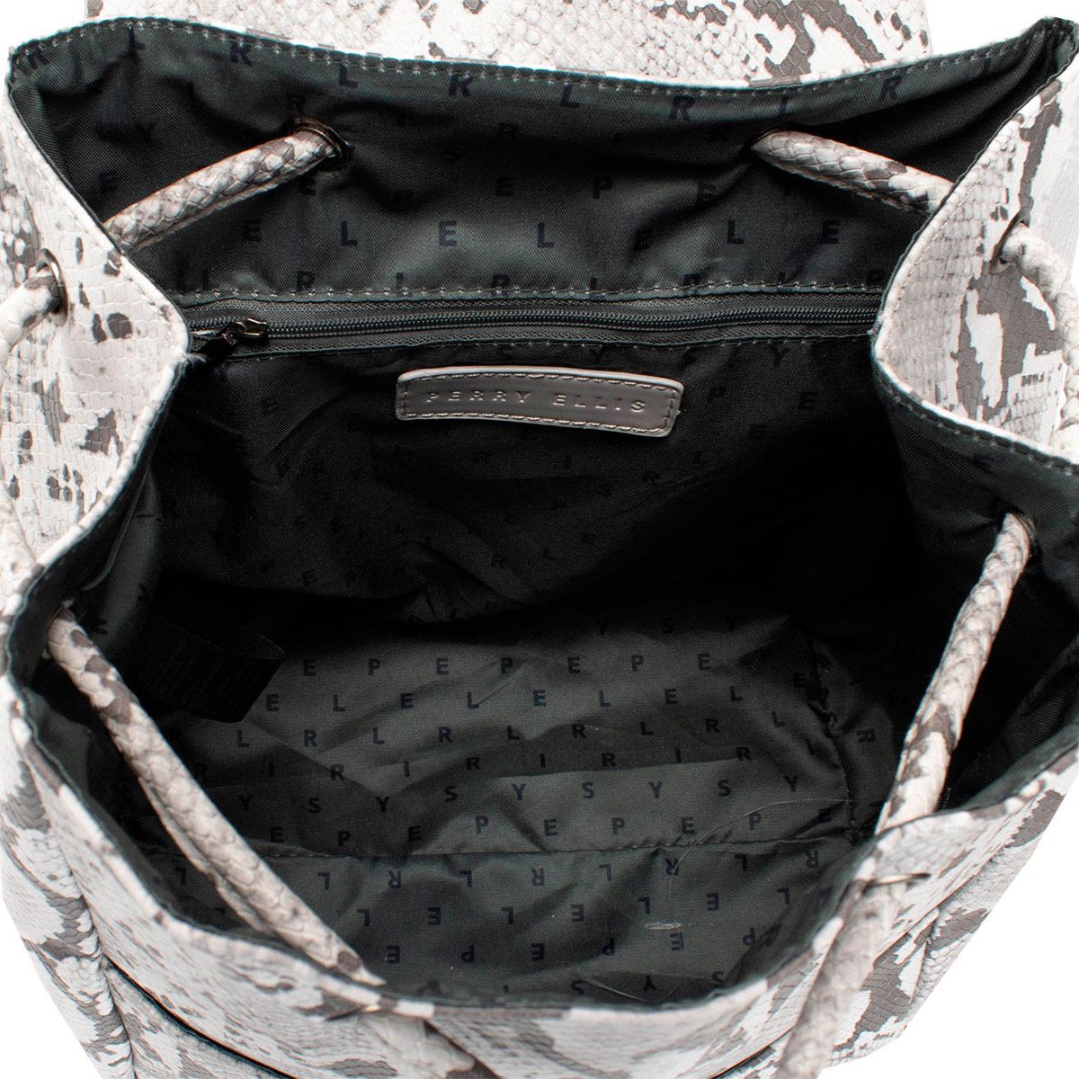 Bolso Back Pack Perry Ellis Gris