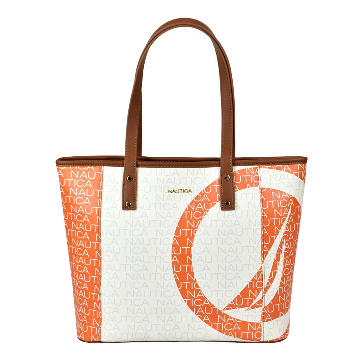 Bolsa Náutica estilo tote color naranja modelo A06614