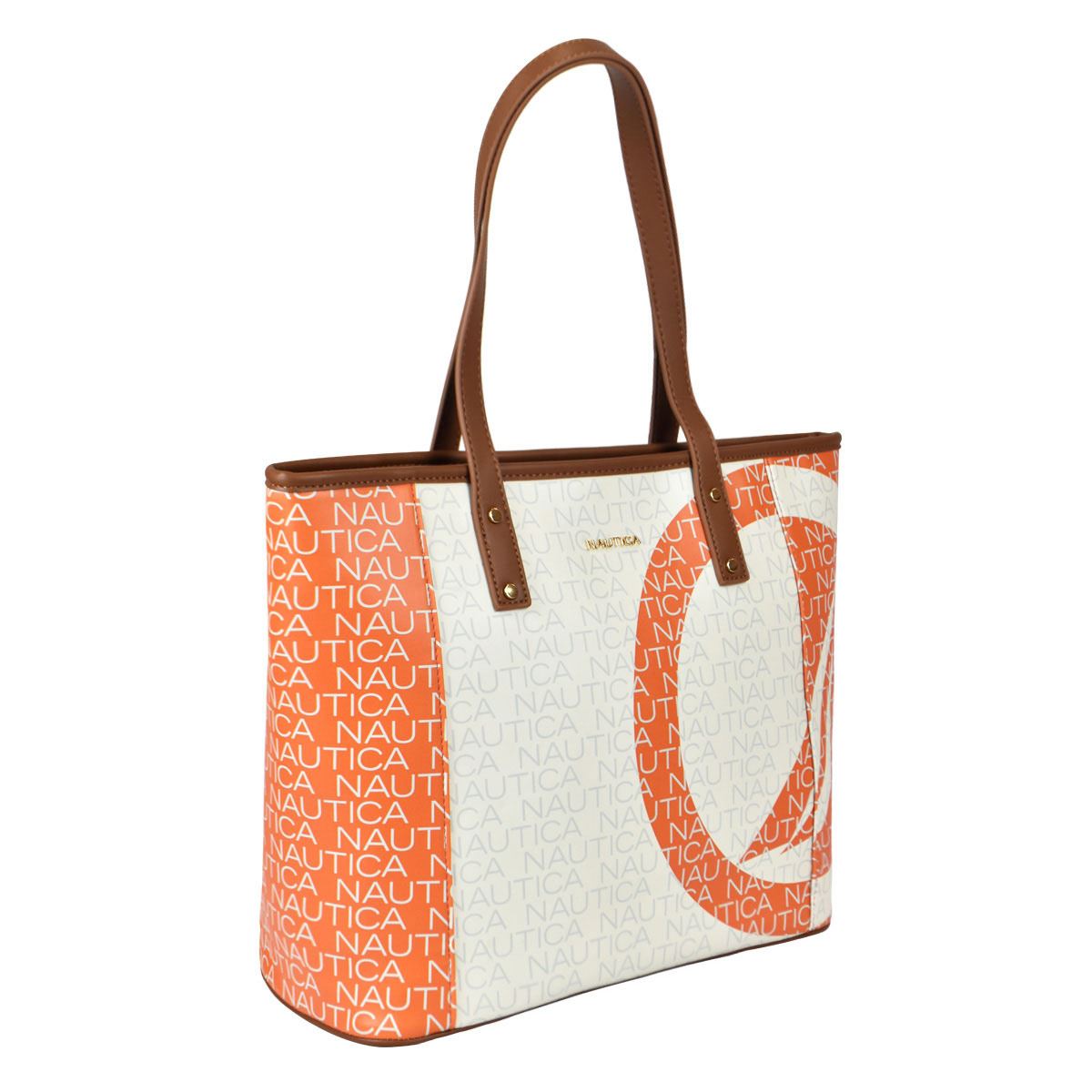 Bolsa Náutica estilo tote color naranja modelo A06614