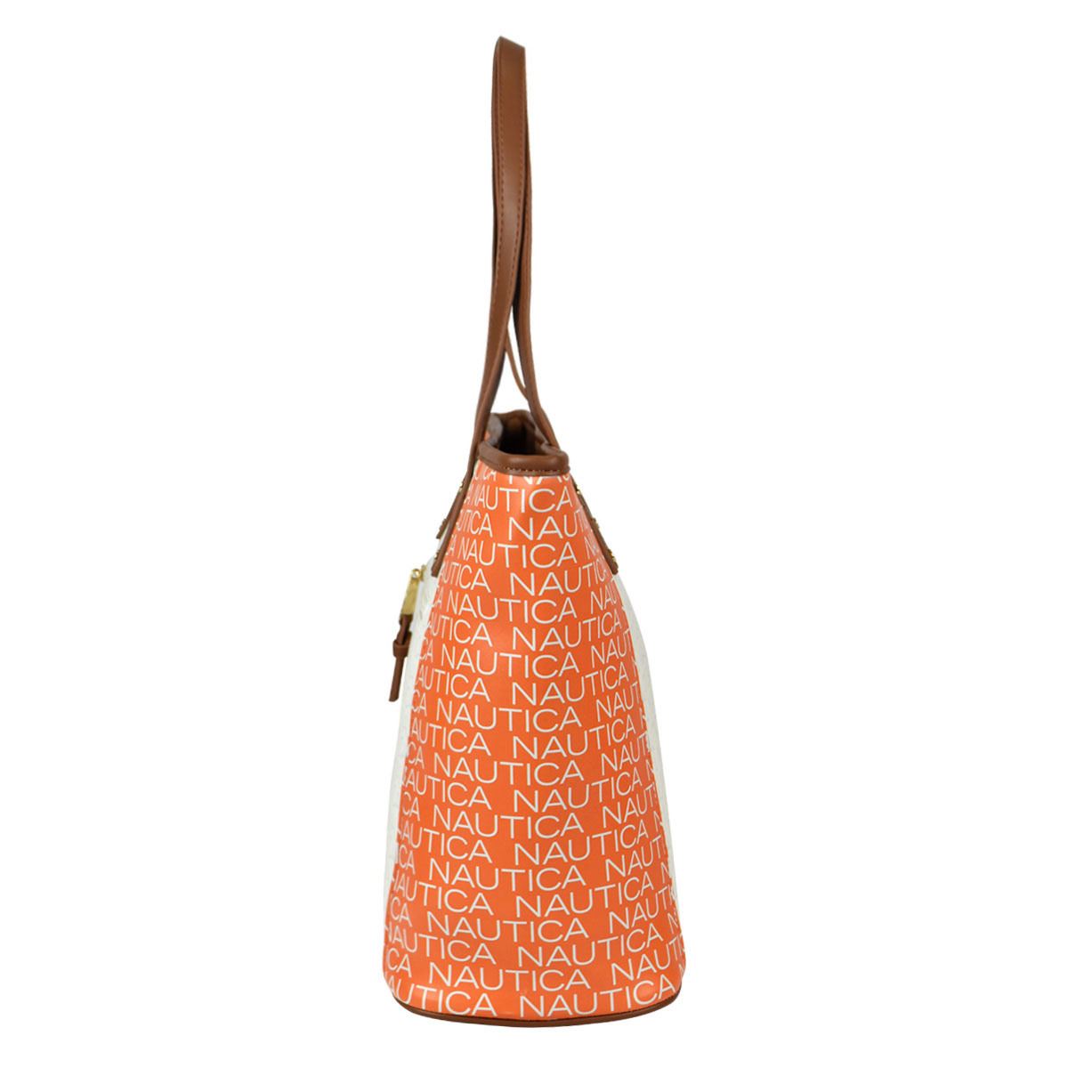 Bolsa Náutica estilo tote color naranja modelo A06614