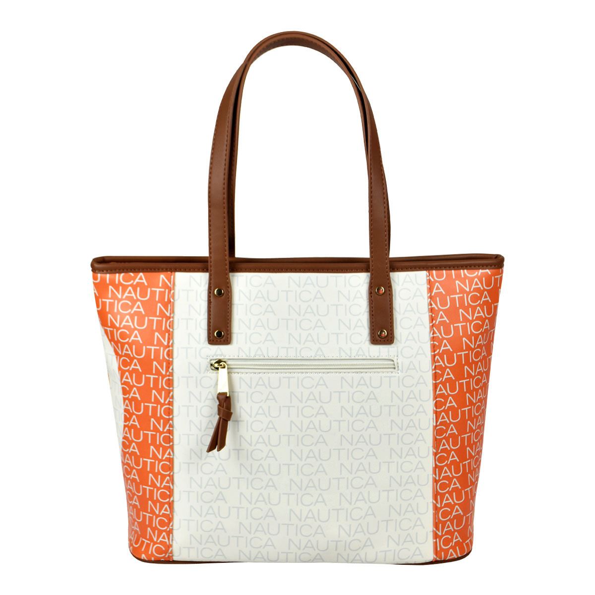 Bolsa Náutica estilo tote color naranja modelo A06614