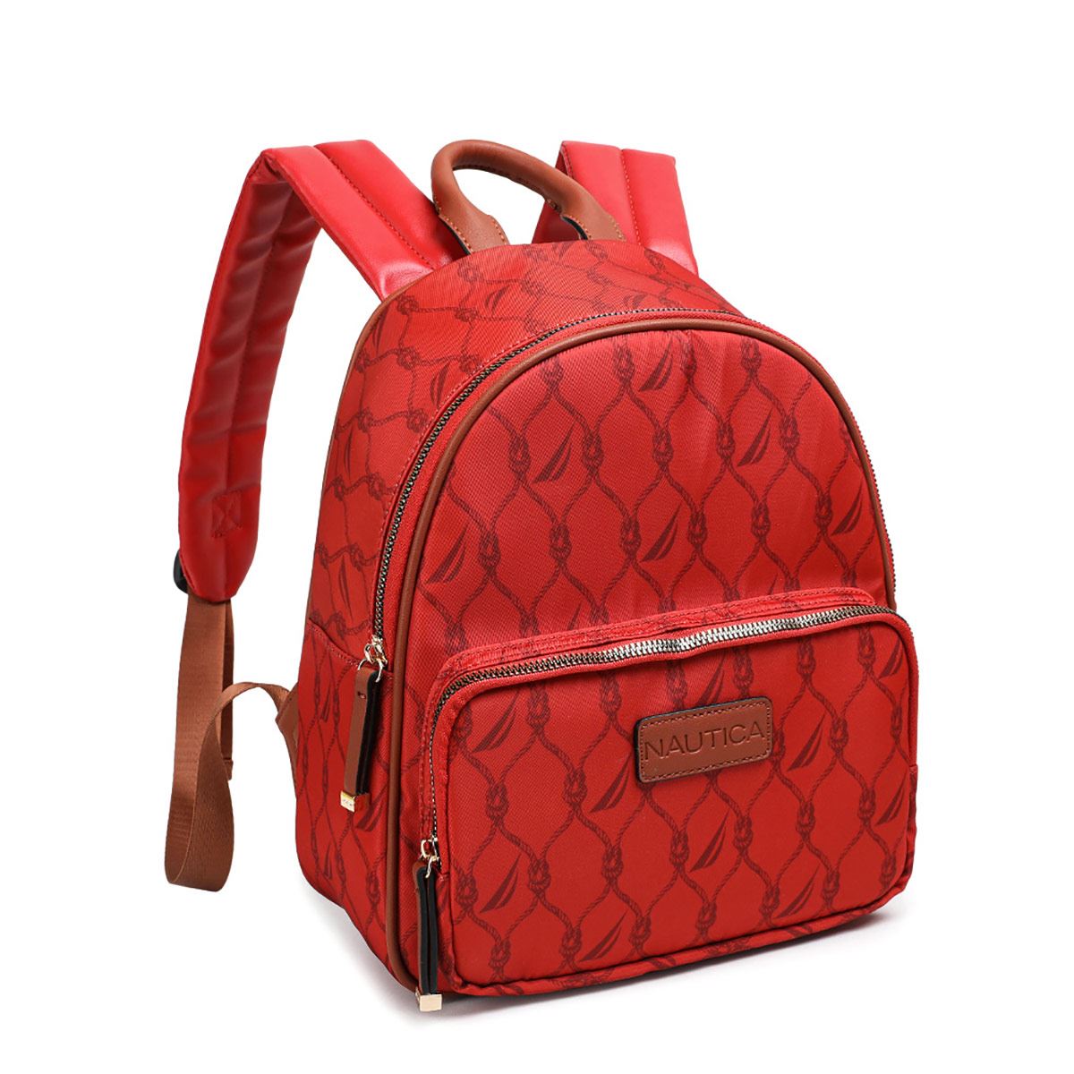 Bolsa estilo Backpack de print rojo marca Náutica modelo A10117