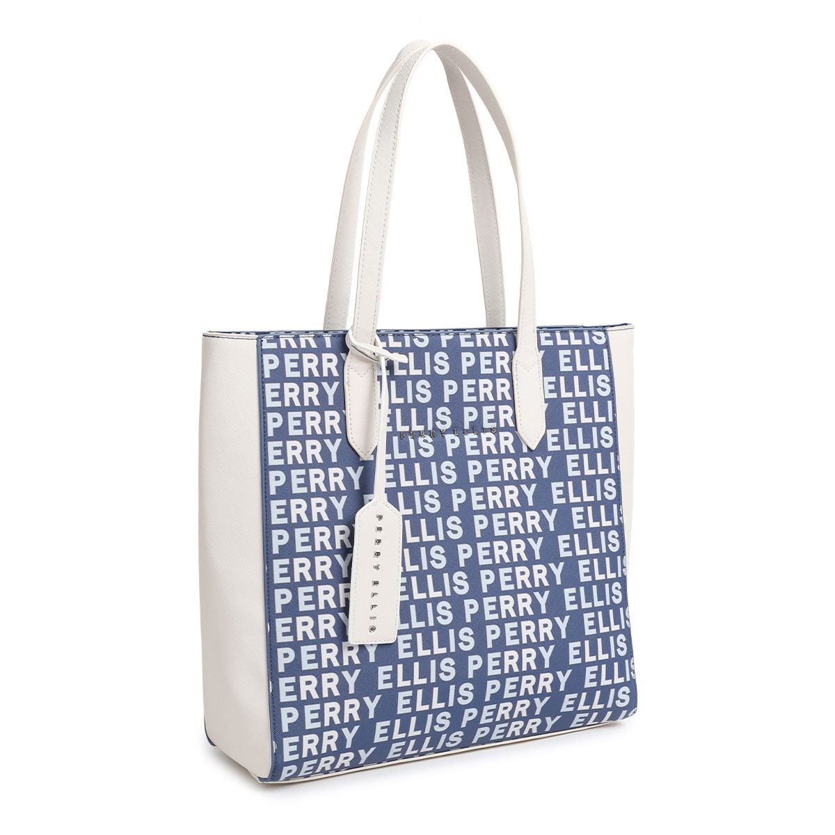 Bolsa Tote Perry Ellis color print marino para Mujer