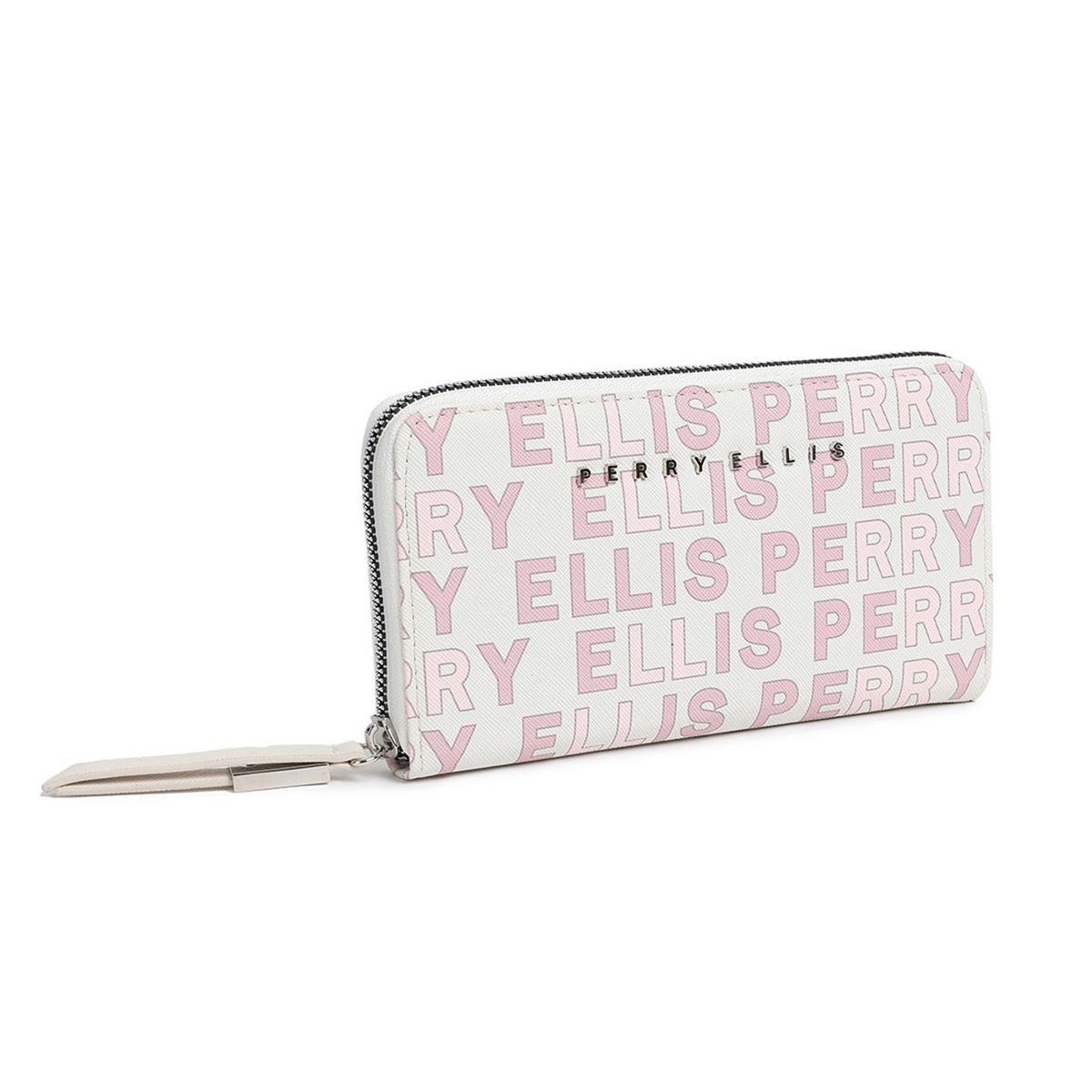 Cartera Perry Ellis color print gris para Mujer