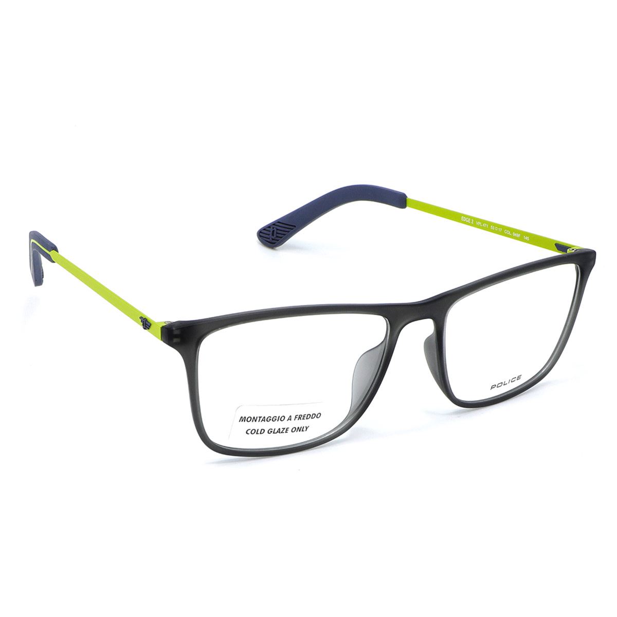 Lentes oftálmicos Police gris hombre