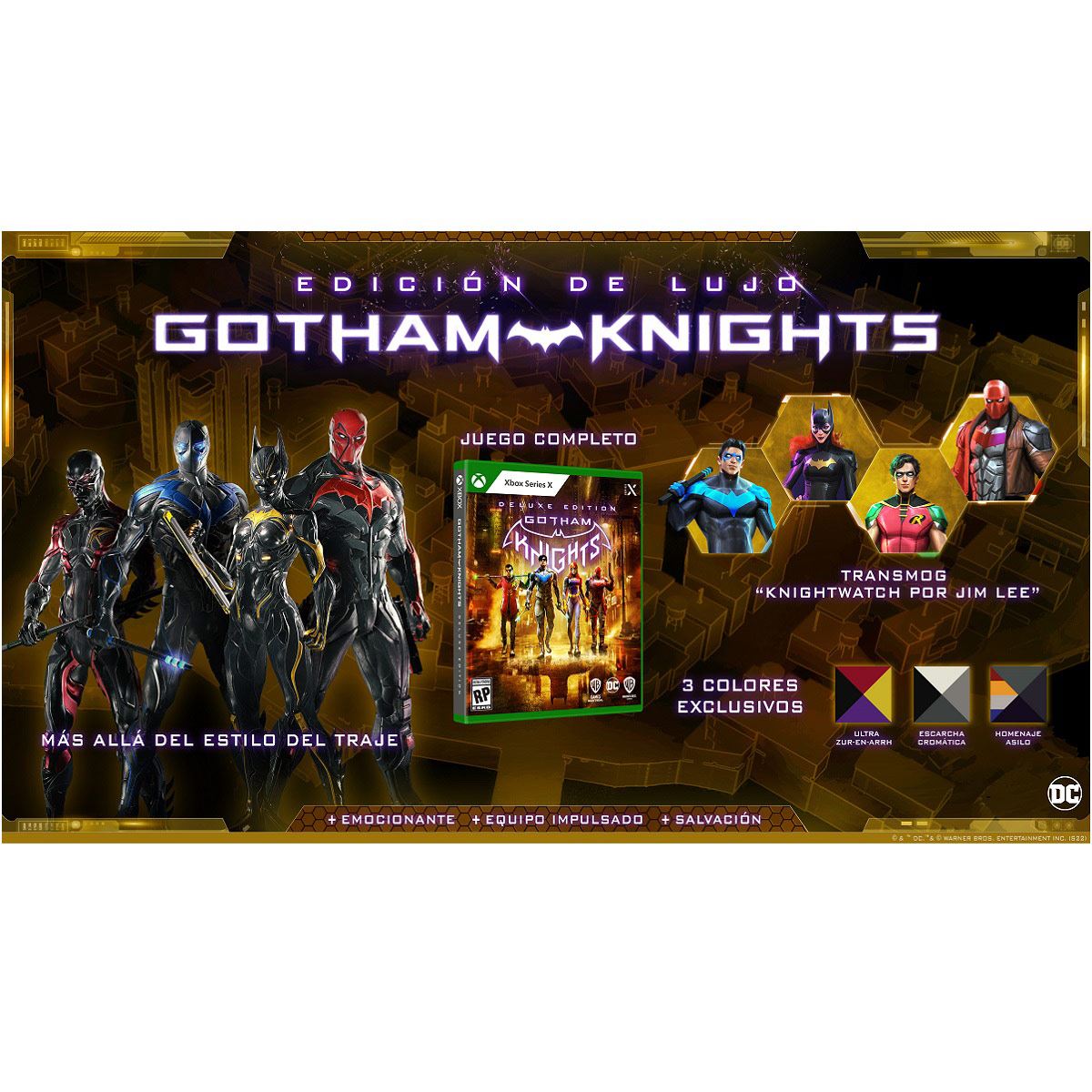 Gotham Knights: Visitando a medias Ciudad Gótica