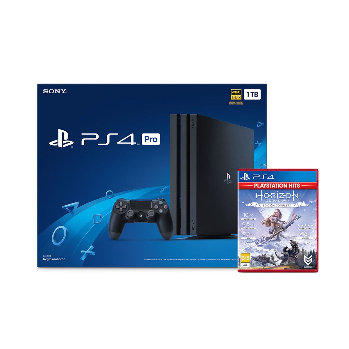 CONSOLA PS4 PRO 1TB CON MANDO