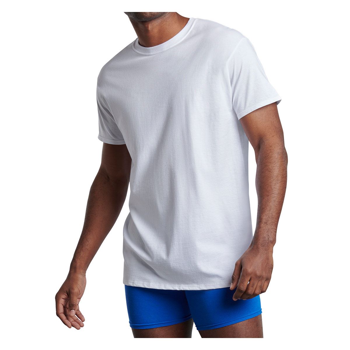 Playera Fruit of the Loom Premium en cuello redondo blanco extra-grande