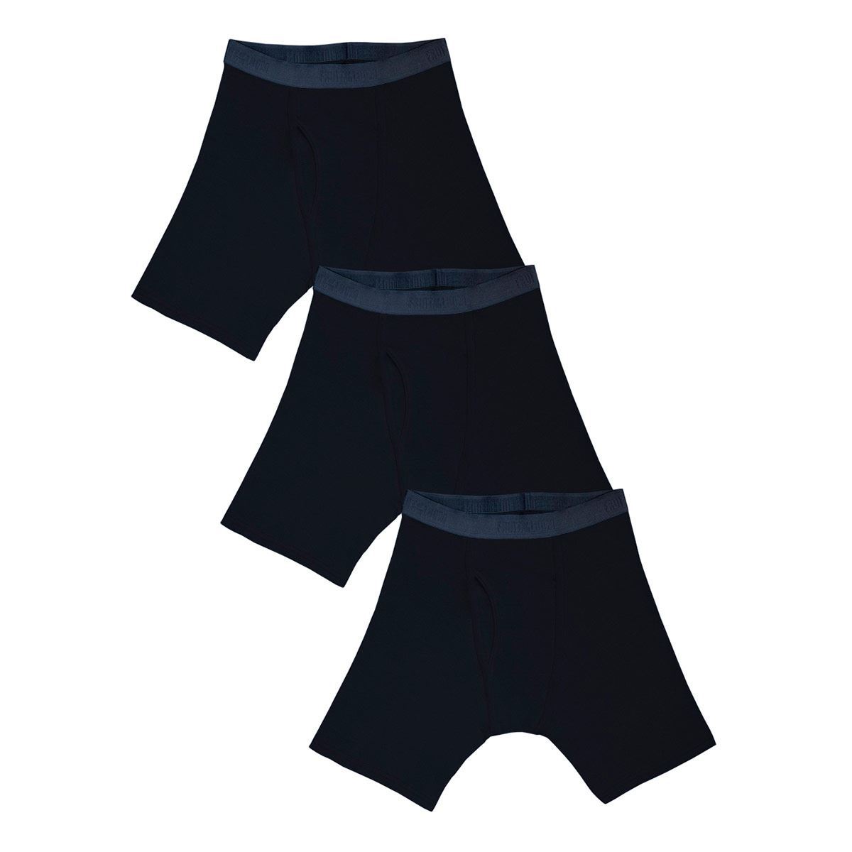 Bóxer ajustado Premium Fruit of the Loom negro talla mediana