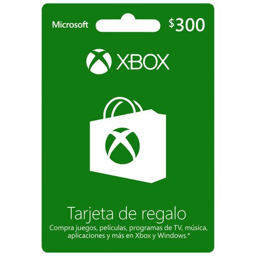 Xbox Live CSV 300 MXN R15