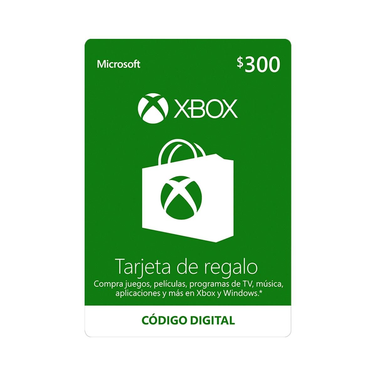 Esd Xbox Live 300 Mxn R15