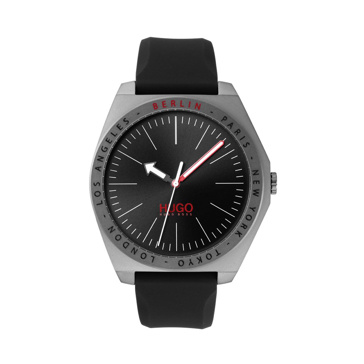 Reloj Hugo para Caballero Casual Negro 1530104