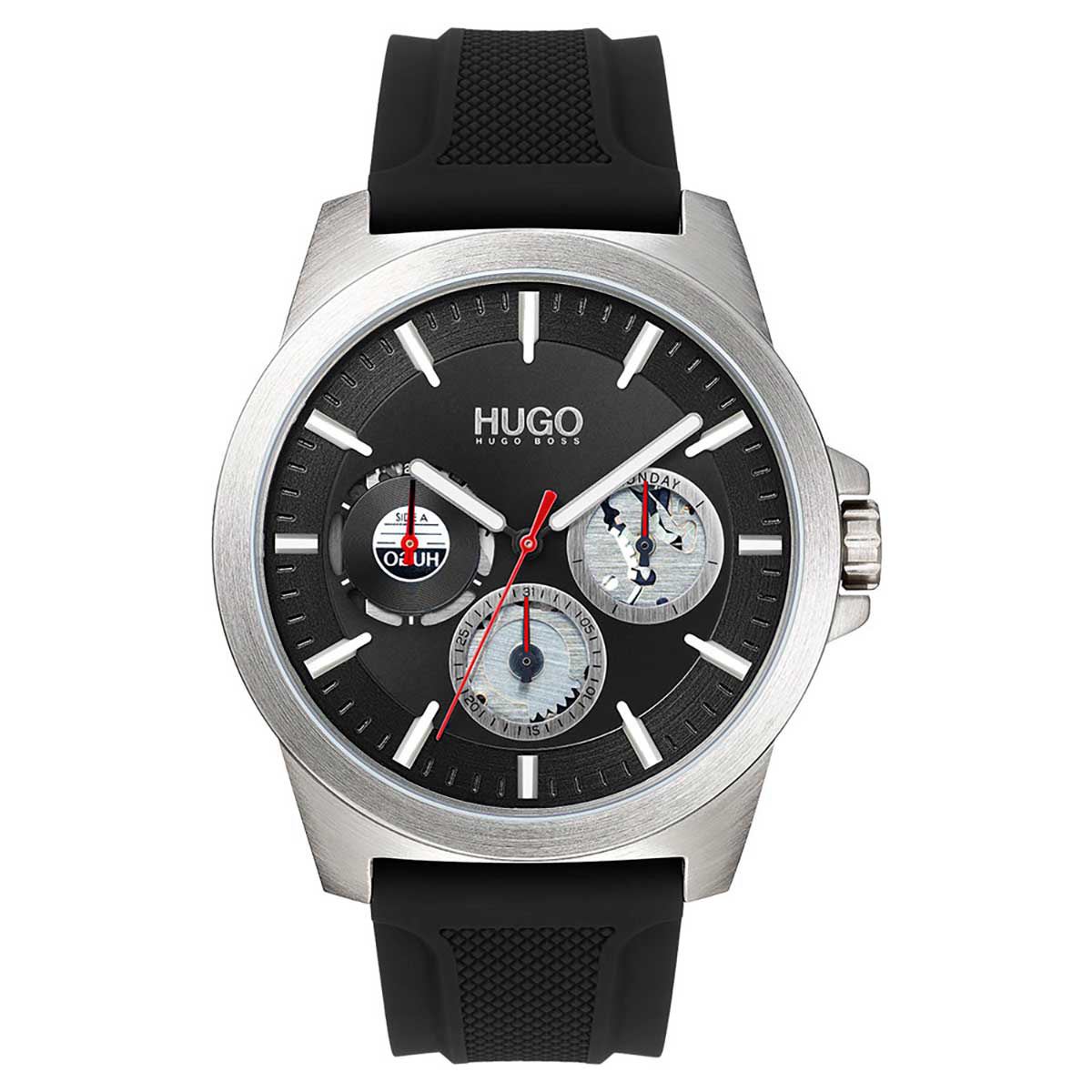 Reloj Hugo 1530129 Caballero Silicón Negra