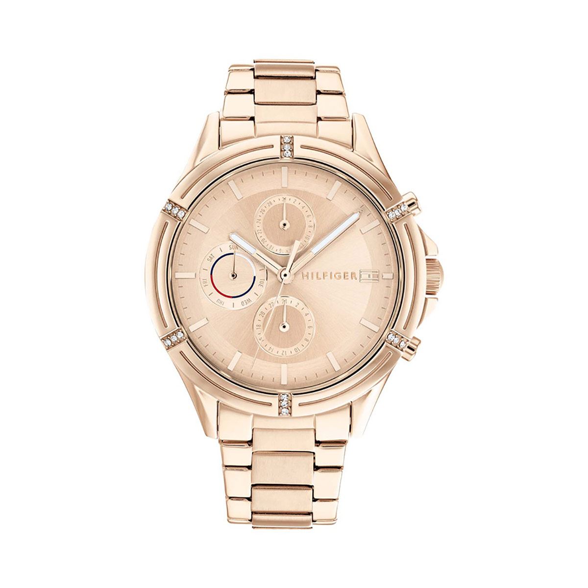 Reloj Tommy para dama 1782505 acero inoxidable oro rosa