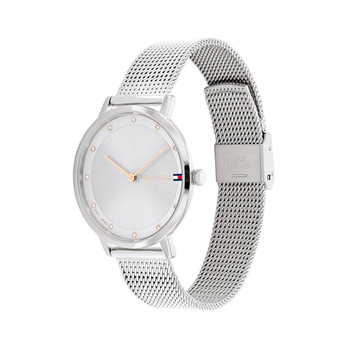 Reloj plateado para dama 1782665 Tommy Hilfiger