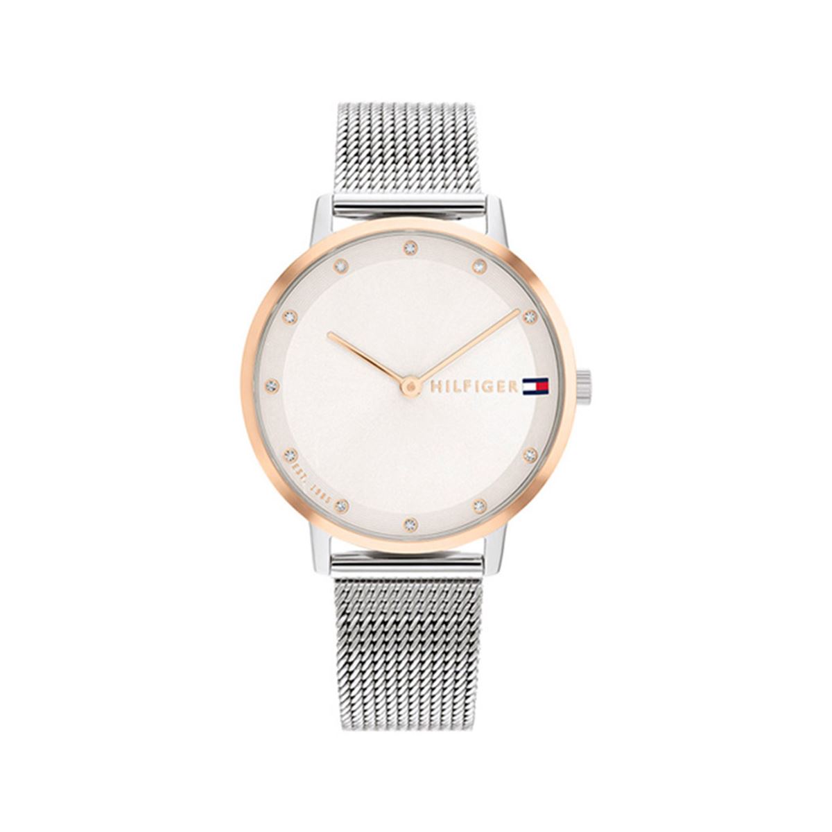 Reloj plateado para dama 1782666 Tommy Hilfiger