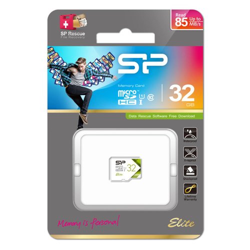Micro SD 32GB Clase 10 UHS1 Silicon Power