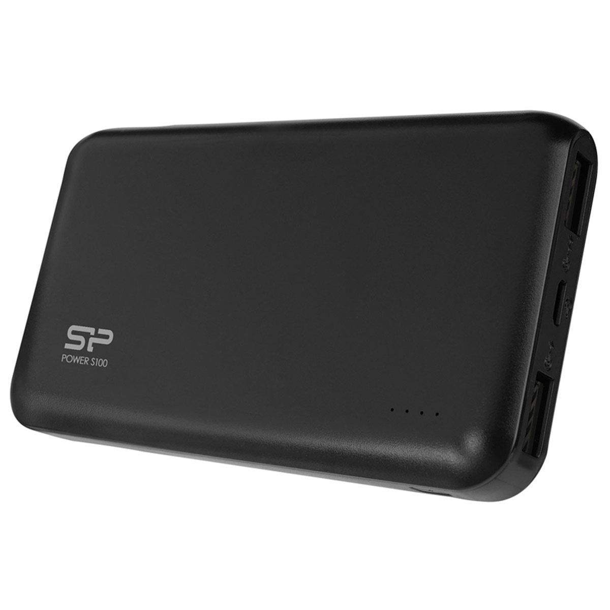 Batería Portátil 10000mha S100 Negro Silicon Power