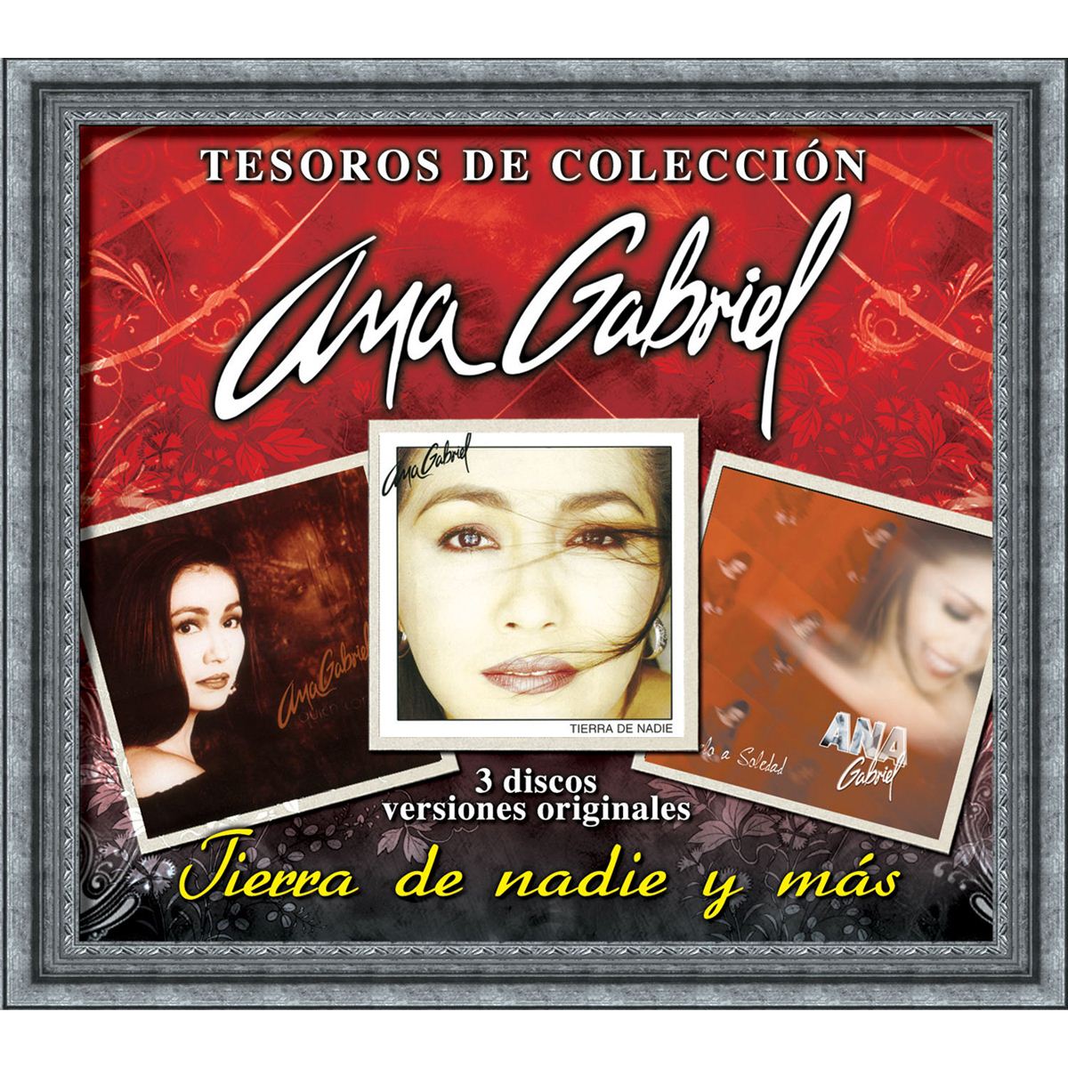 Cd Ana Gabriel,tierra De Nadie Y Más...-Tesoros De Colección