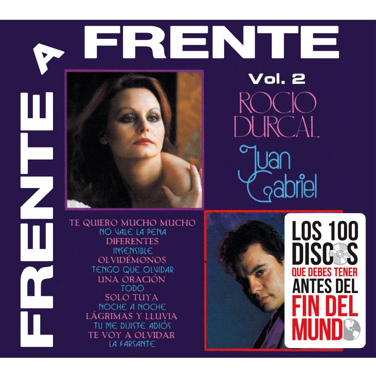 CD Rocio Durcal/Juan Gabriel-Frente A Frente Vol.2