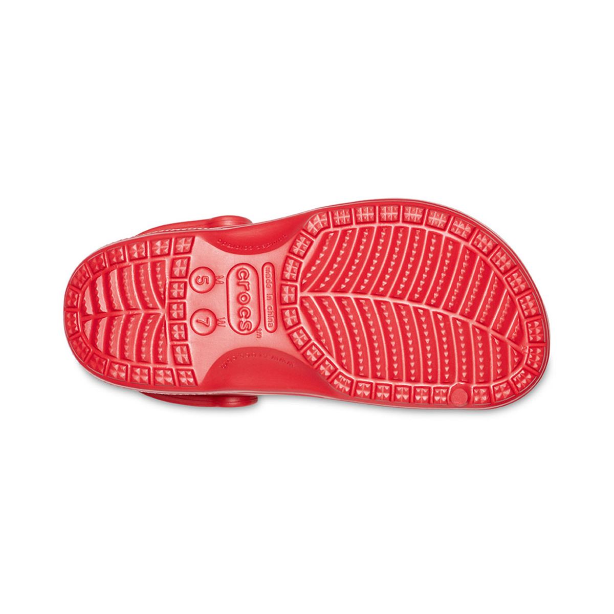 Sandalia Crocs Caballero Rojo T-27