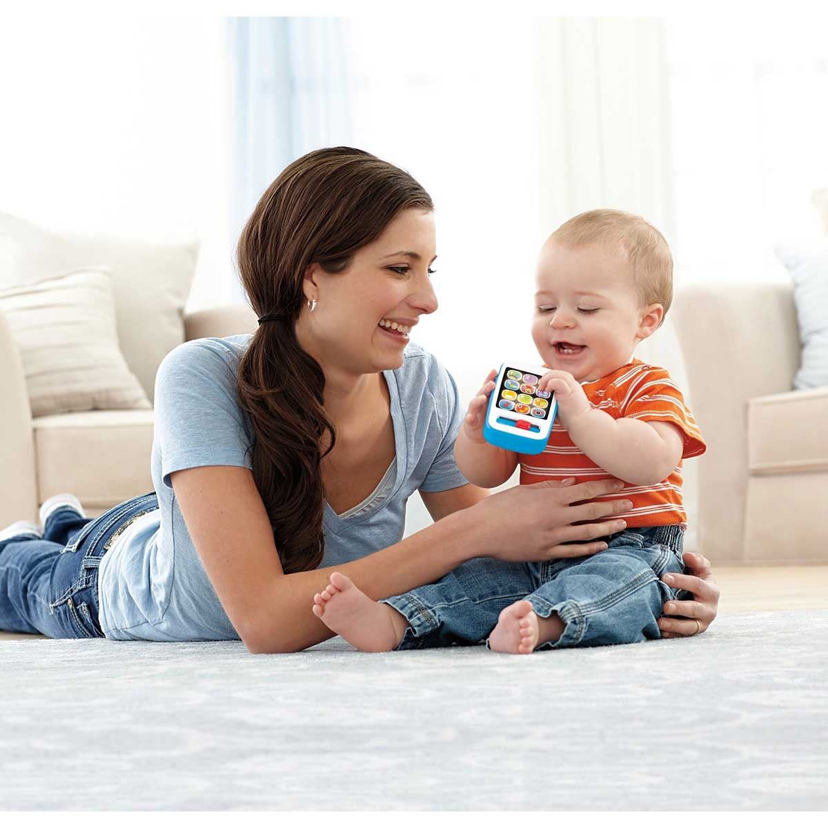 Fisher Price R e y Aprende Smartphone de Aprendizaje Azul