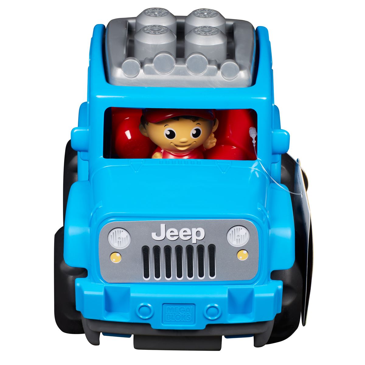Pequeño Jeep Aventurero Azul (6 Piezas)