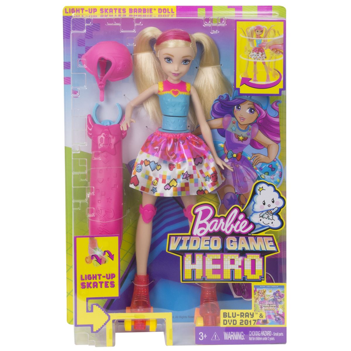 Barbie en un Mundo de Videojuegos Barbie Patines Luminosos