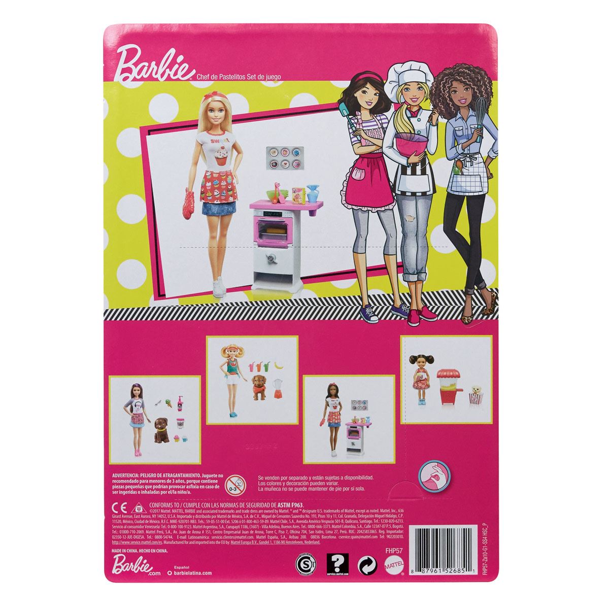 barbie chef de pastelitos precio