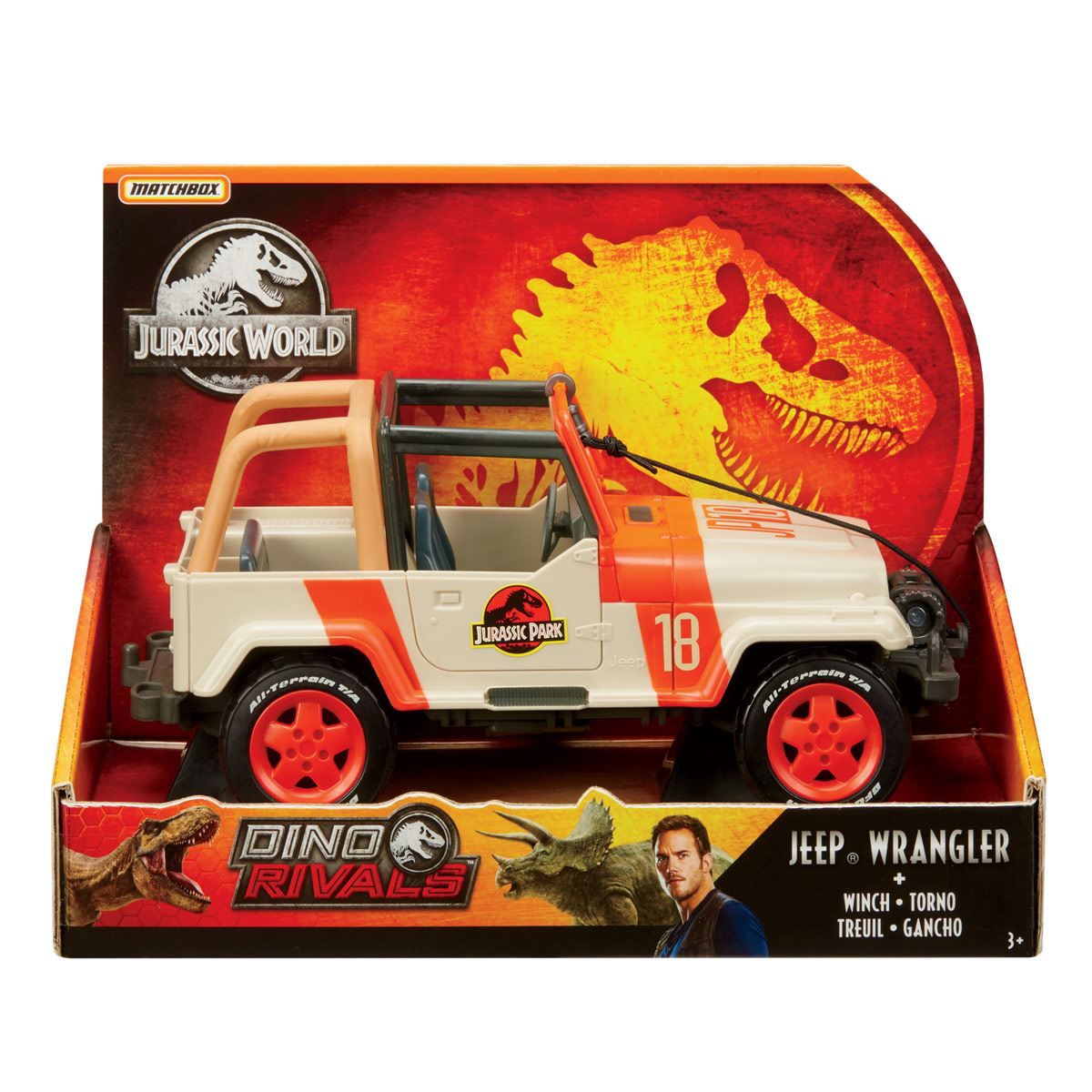 Auto Matchbox '93 Jeep Wrangler #9 Jurassic World | Cuotas sin interés Auto Matchbox '93 Jeep Wrangler #9 Jurassic World | Cuotas sin interés