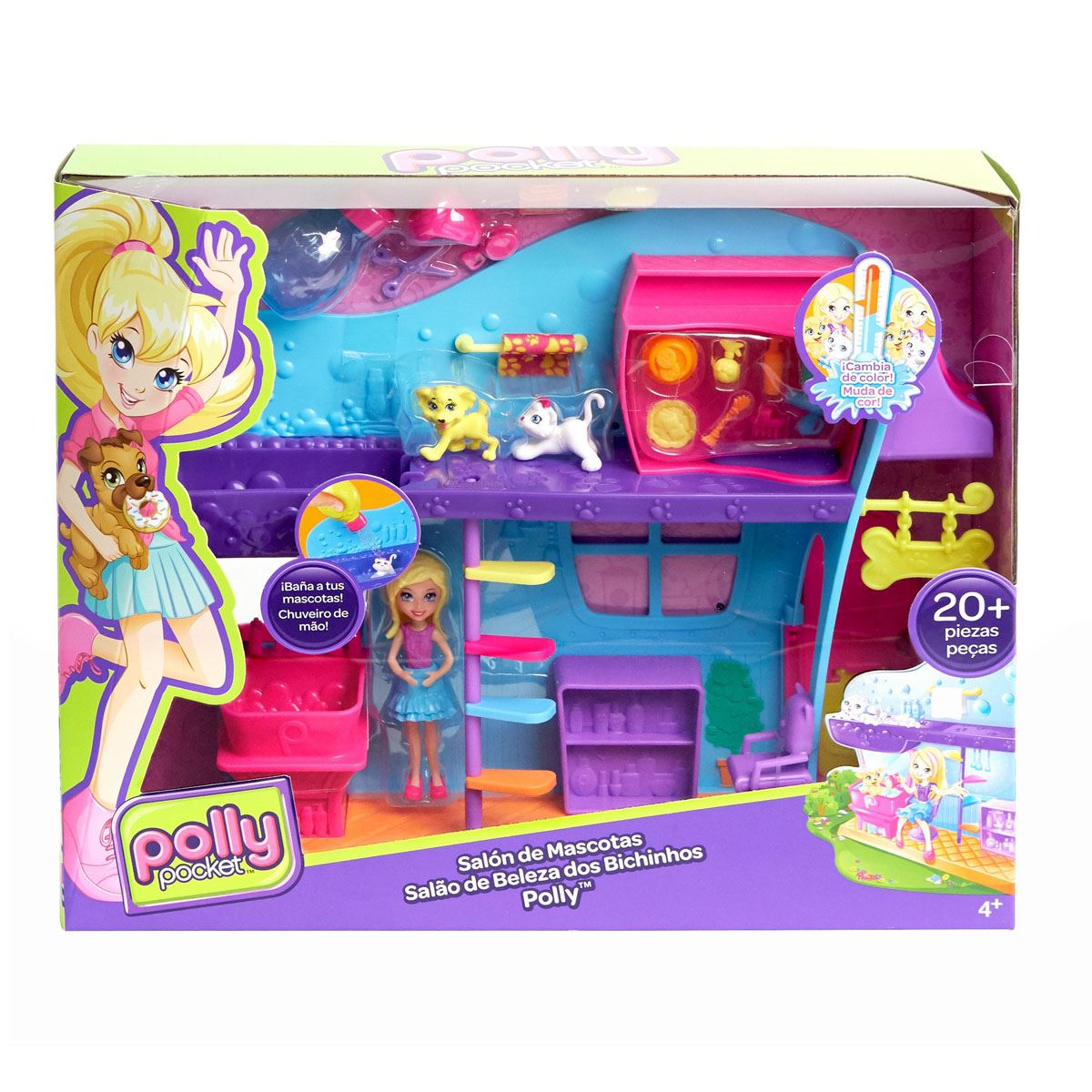 Polly Pocket Sal&#243;n de Mascotas Polly