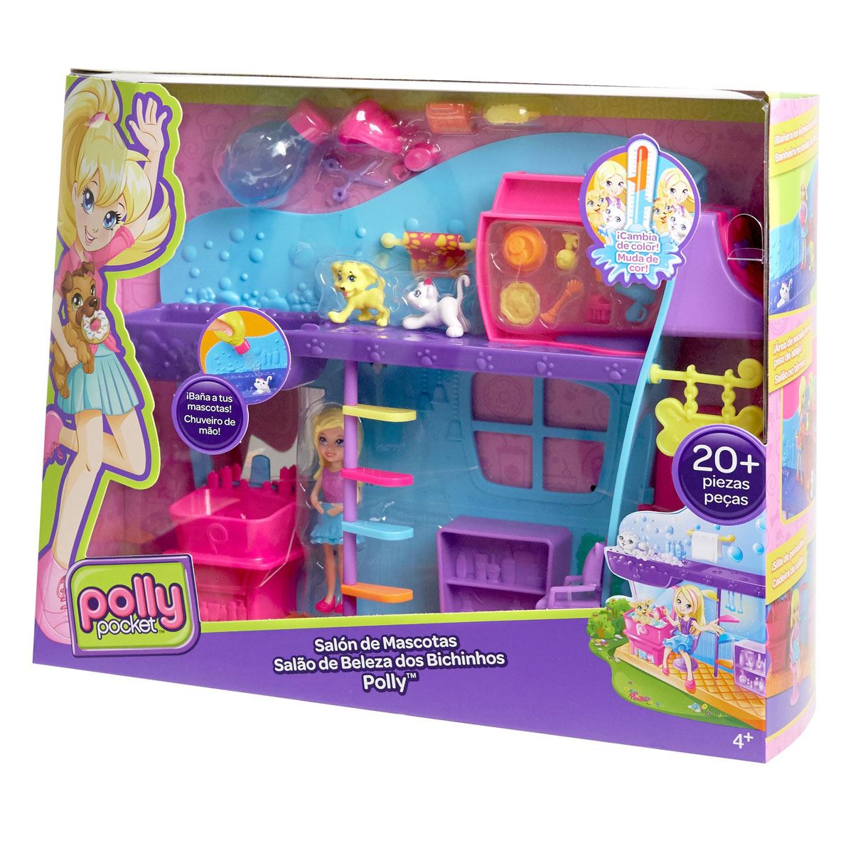 Polly Pocket Sal&#243;n de Mascotas Polly