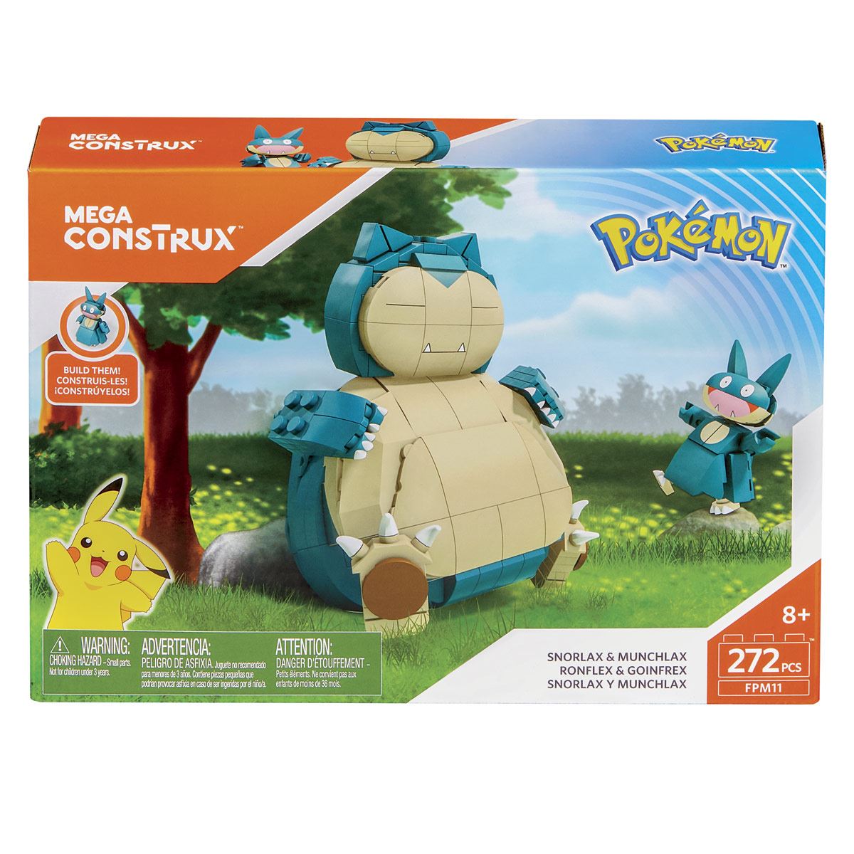 Mega Construx Pokémon Snorlax Con Evolucion