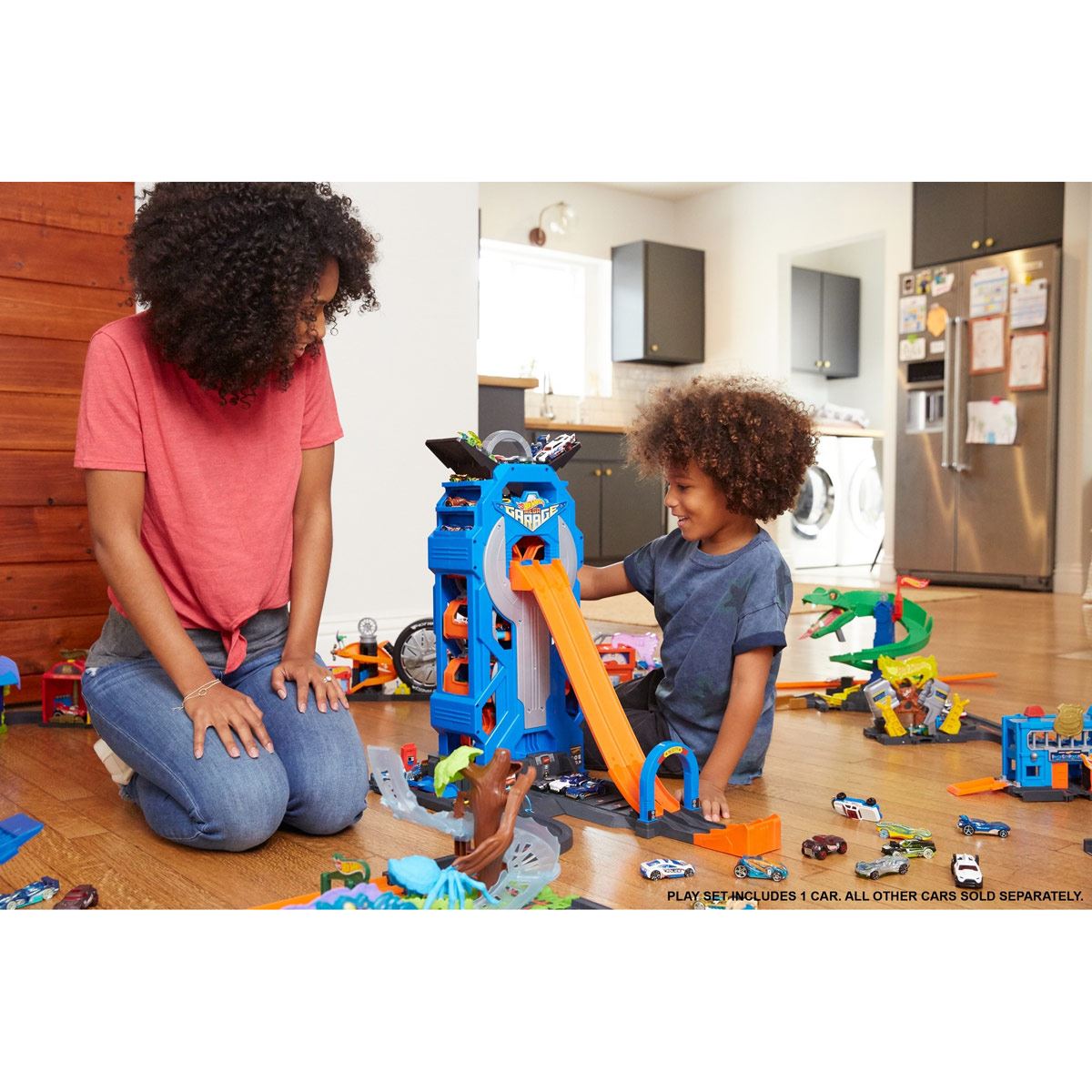 Hot Wheels City Pista de Juguete Mega Garage Giratorio