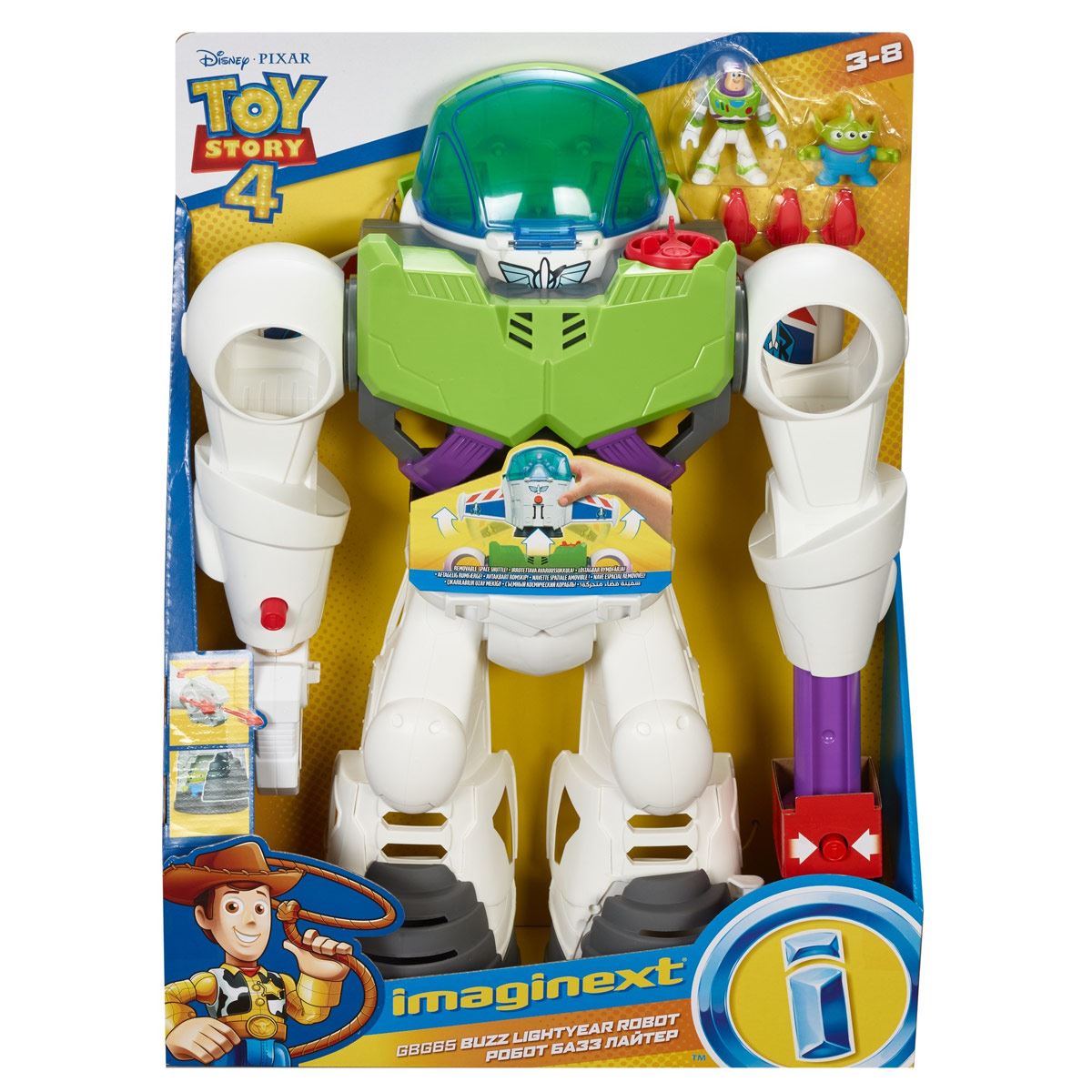 Imaginext Toy Story 4 Buzz-Bot Fisher-Price