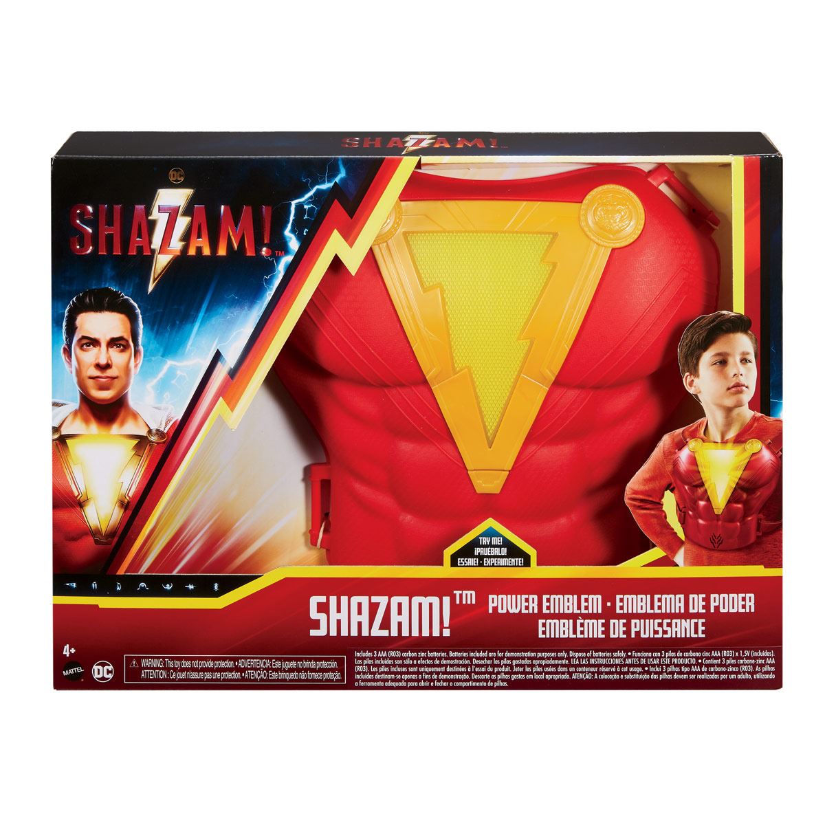 DC Shazam Armadura Son Warner Bros