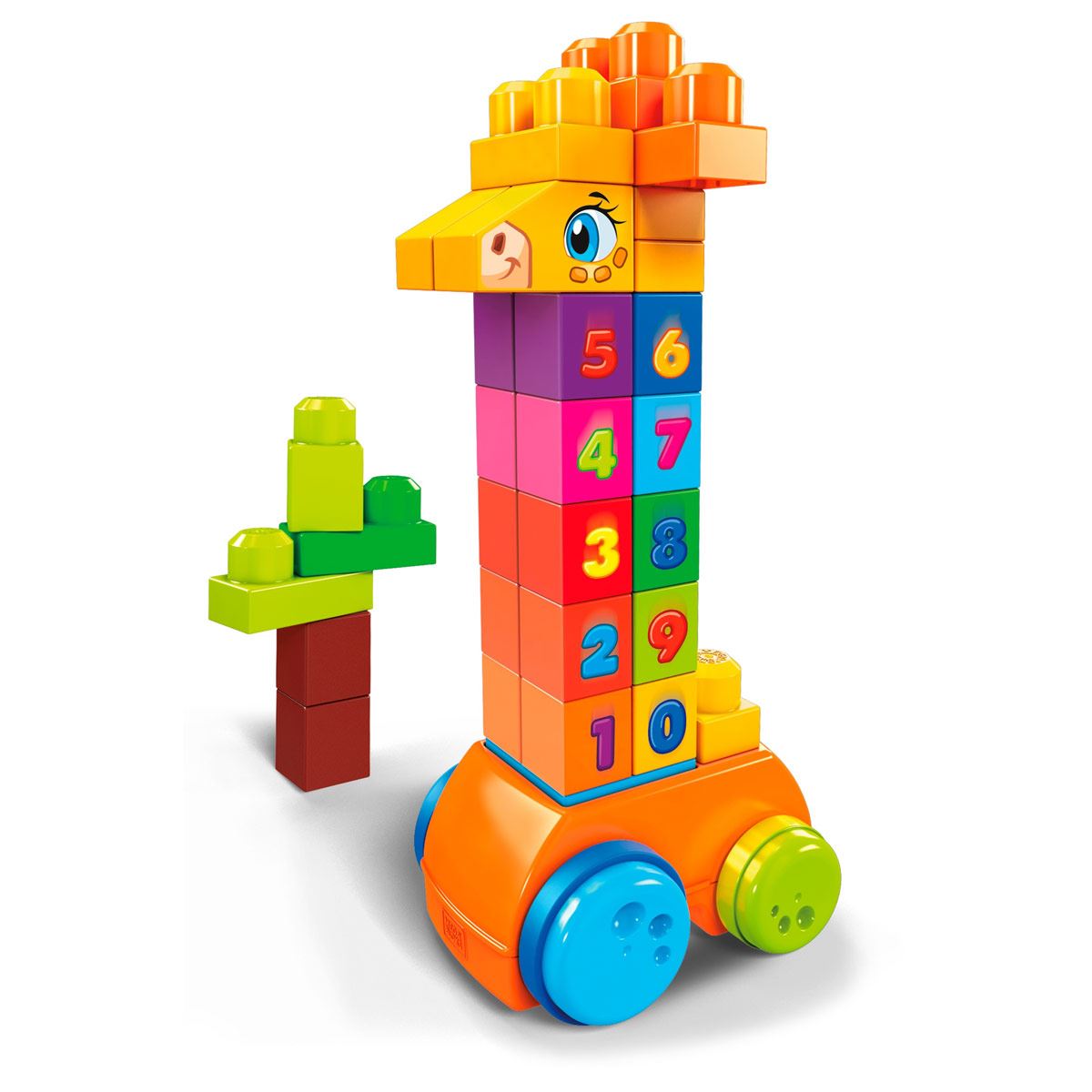 Construcción Infantil y Preescolar Jirafa de Bloques Mega Bloks