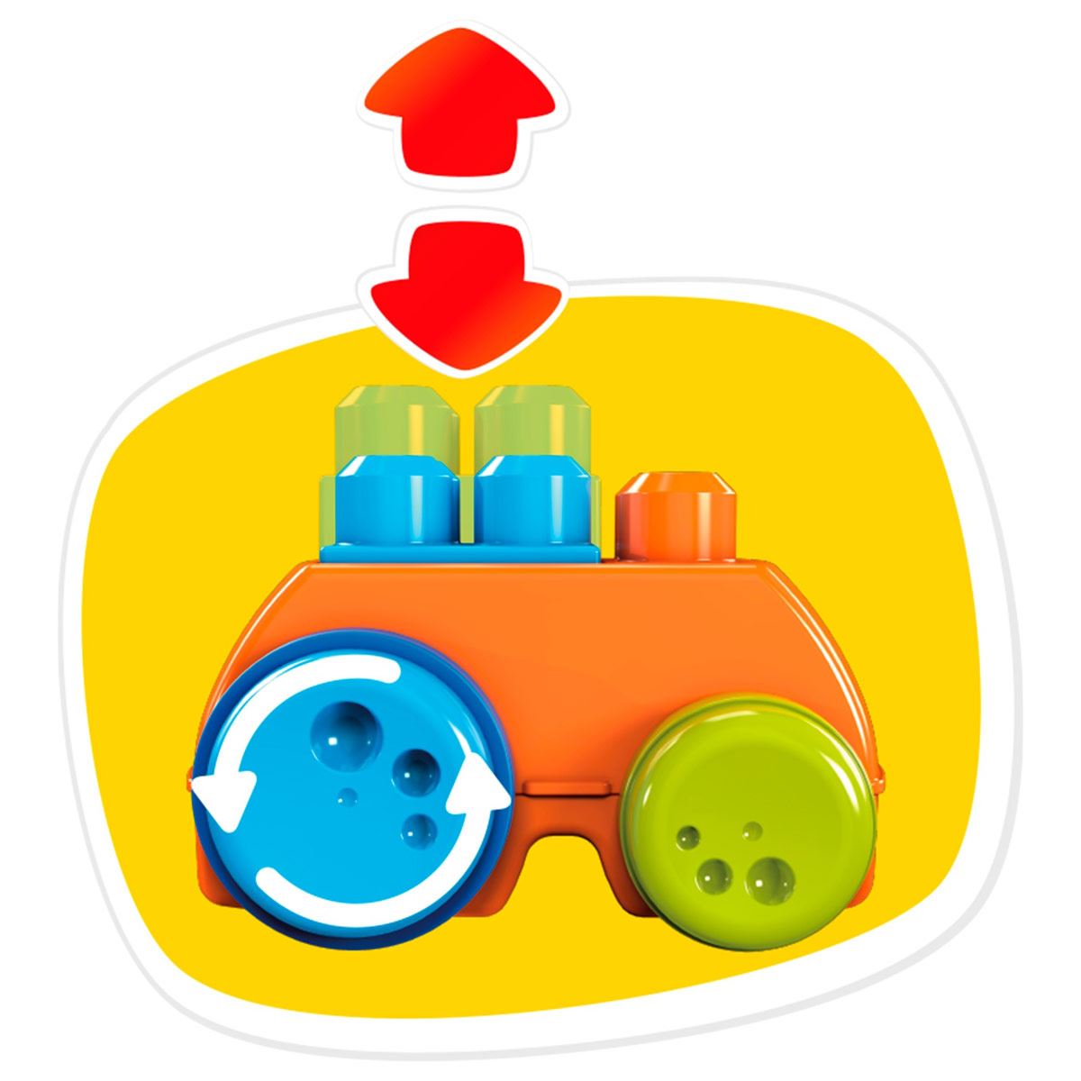 Construcción Infantil y Preescolar Jirafa de Bloques Mega Bloks