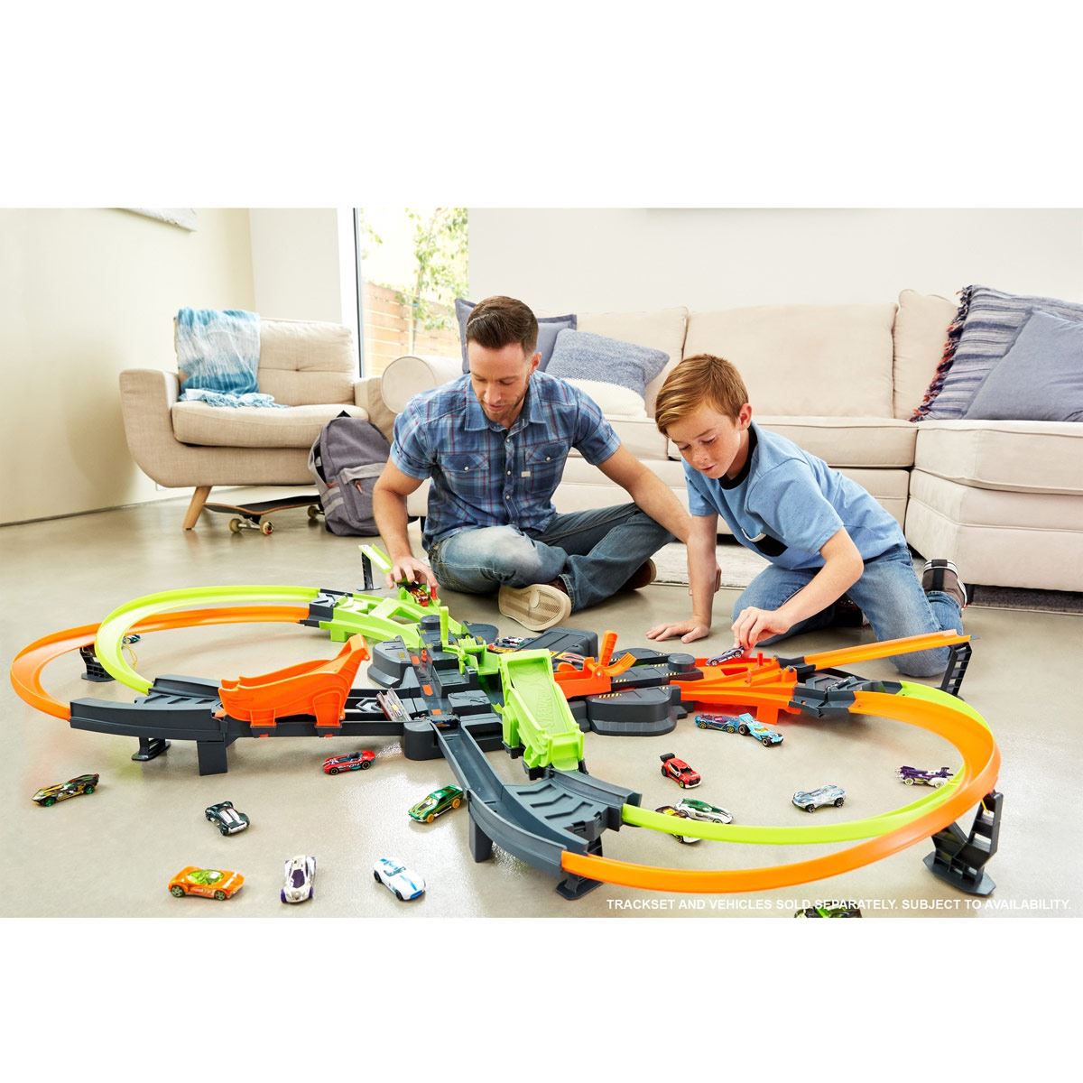 Hot Wheels Action Pista de Juguete Mega Choques