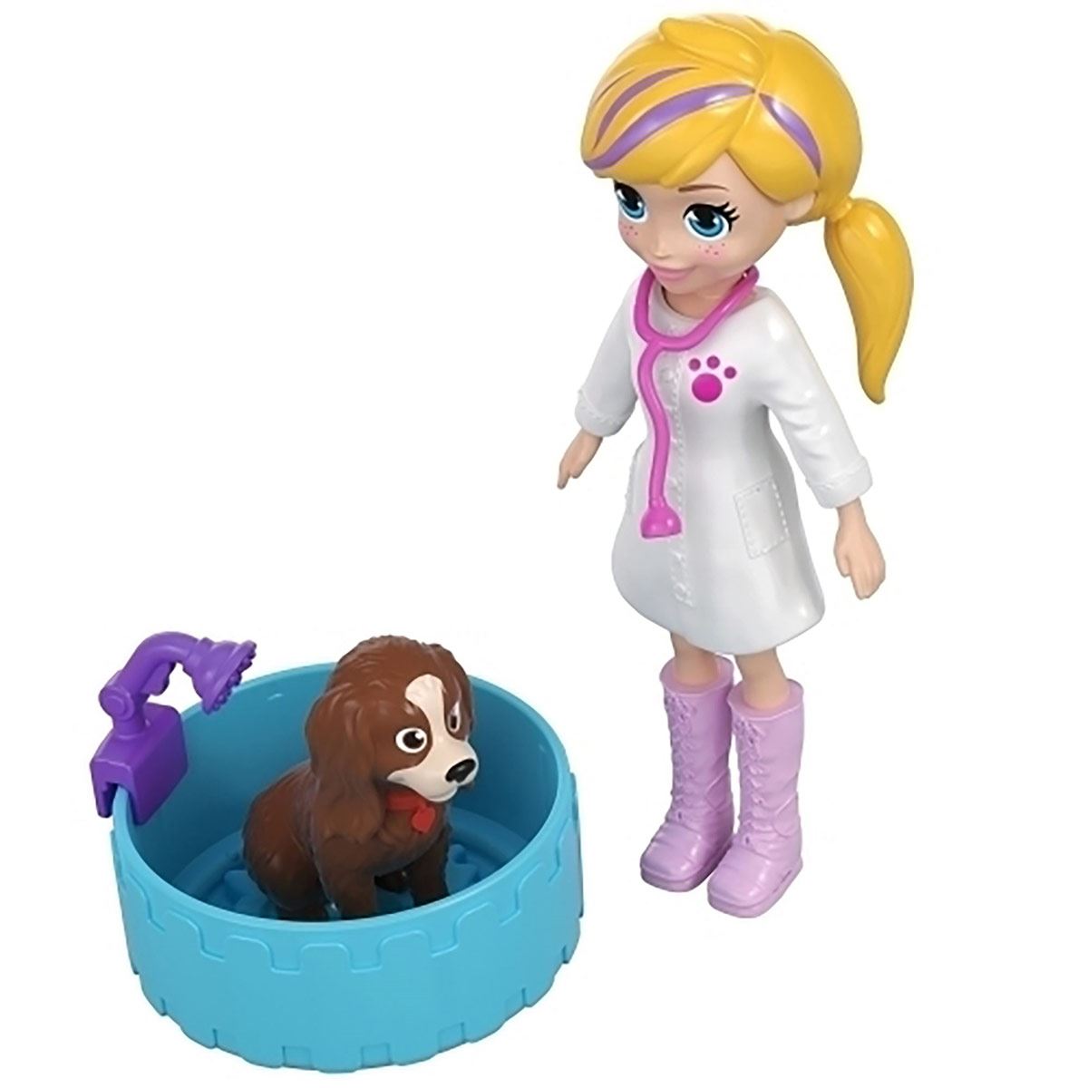 Polly Pocket Hospital Móvil De Animalitos