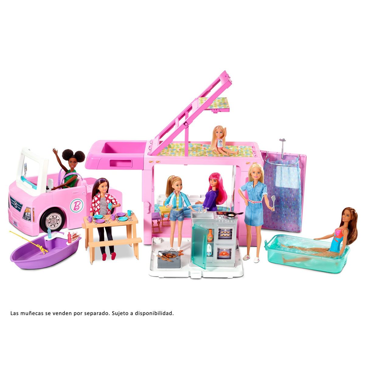 Barbie Estate Muñeca Cámper De 3 En 1