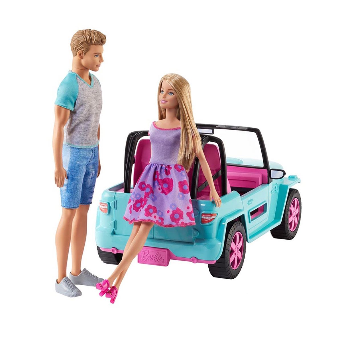 Muñeco Barbie Ken Y Barbie Vehículo Estate 3064