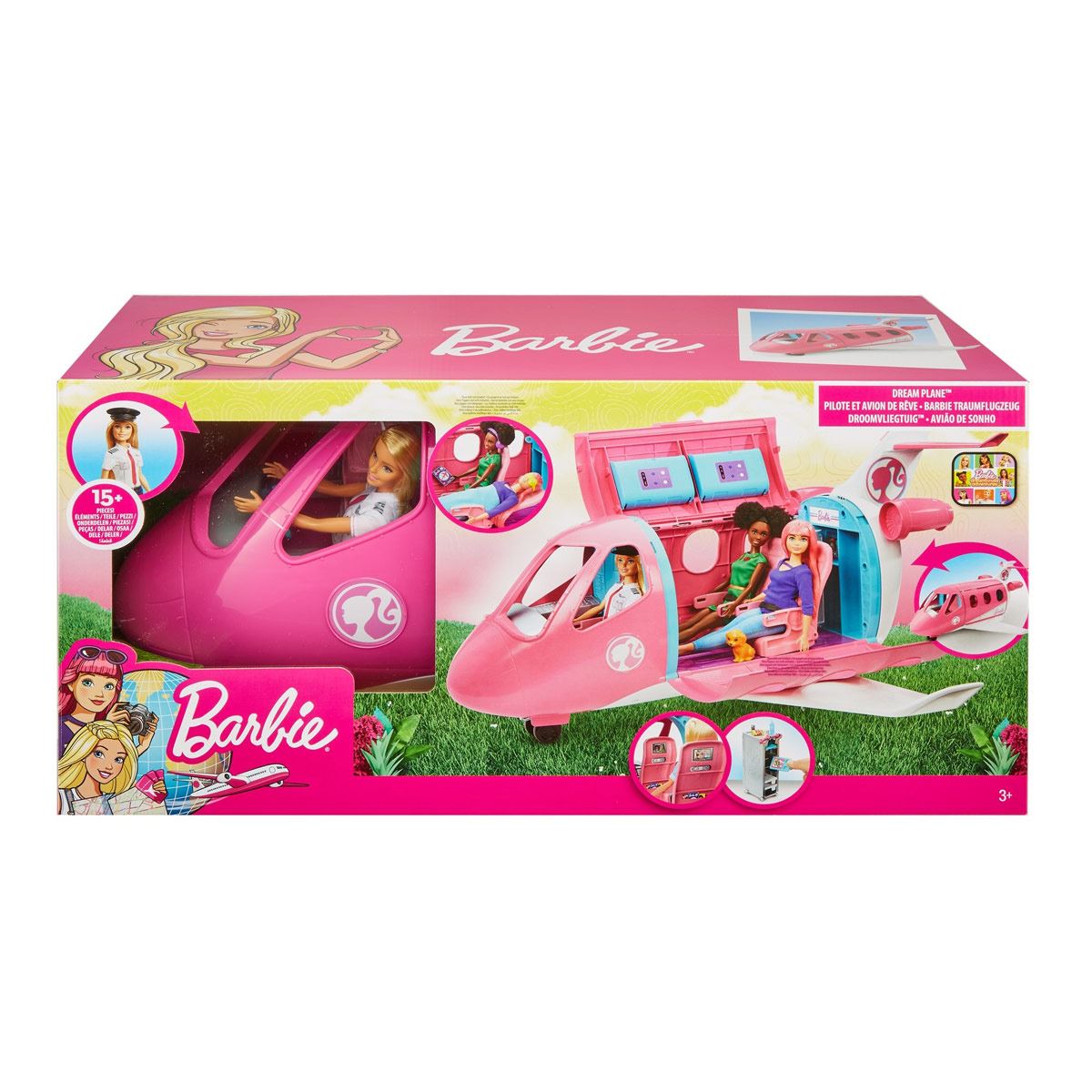 Jet de Aventuras con Muñeca Barbie