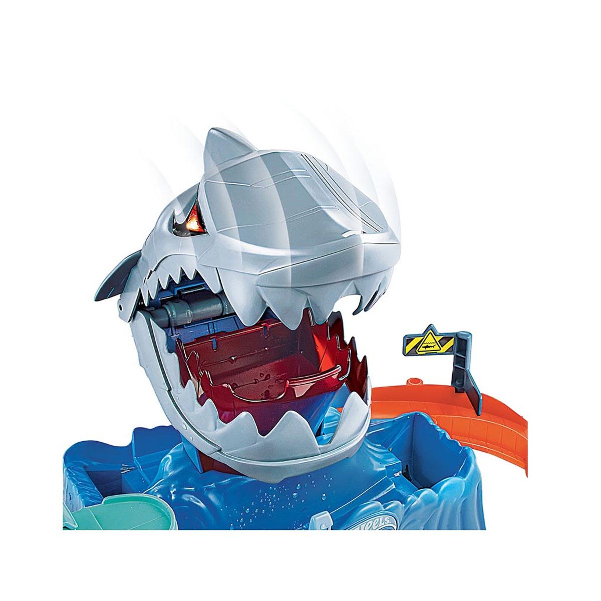 Pista de Juguete Hot Wheels Robo Tiburón City