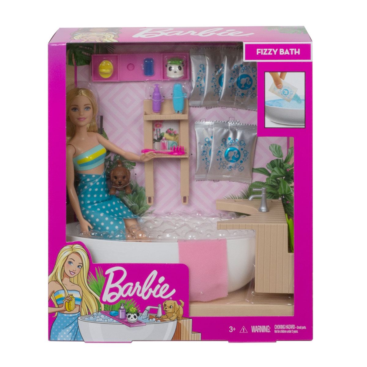 Muneca Barbie Bano De Espuma Fashionista