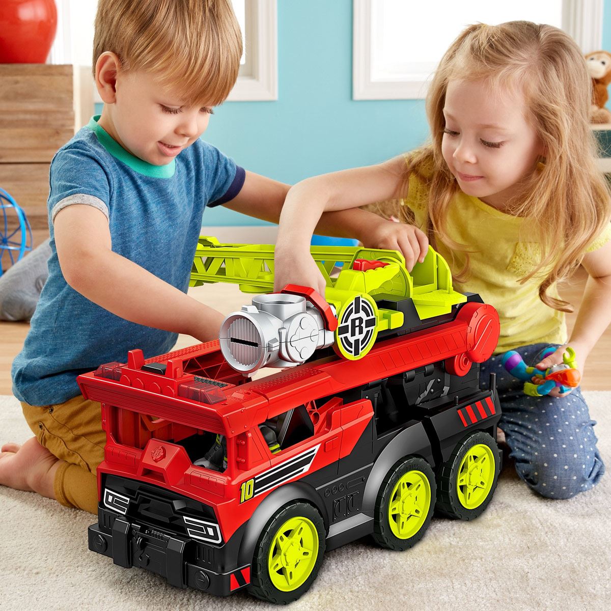 Set de Juego Camión Transformable de Rescate Rescue Heroes Fisher-Price