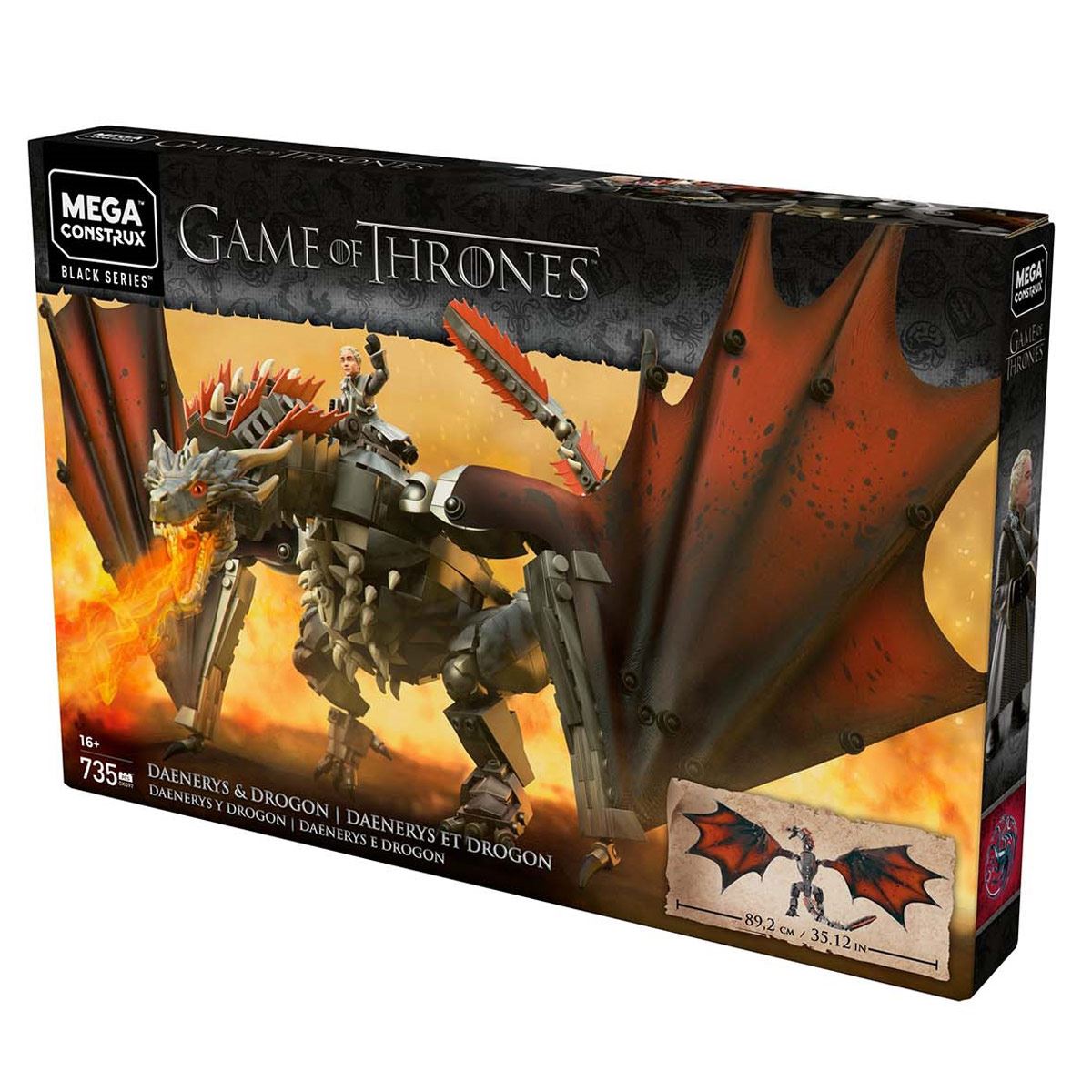 Mega Construx™ Game of Thrones Daenerys y Drogon